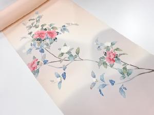 アンティーク　正絹　手描友禅　訪問着反物